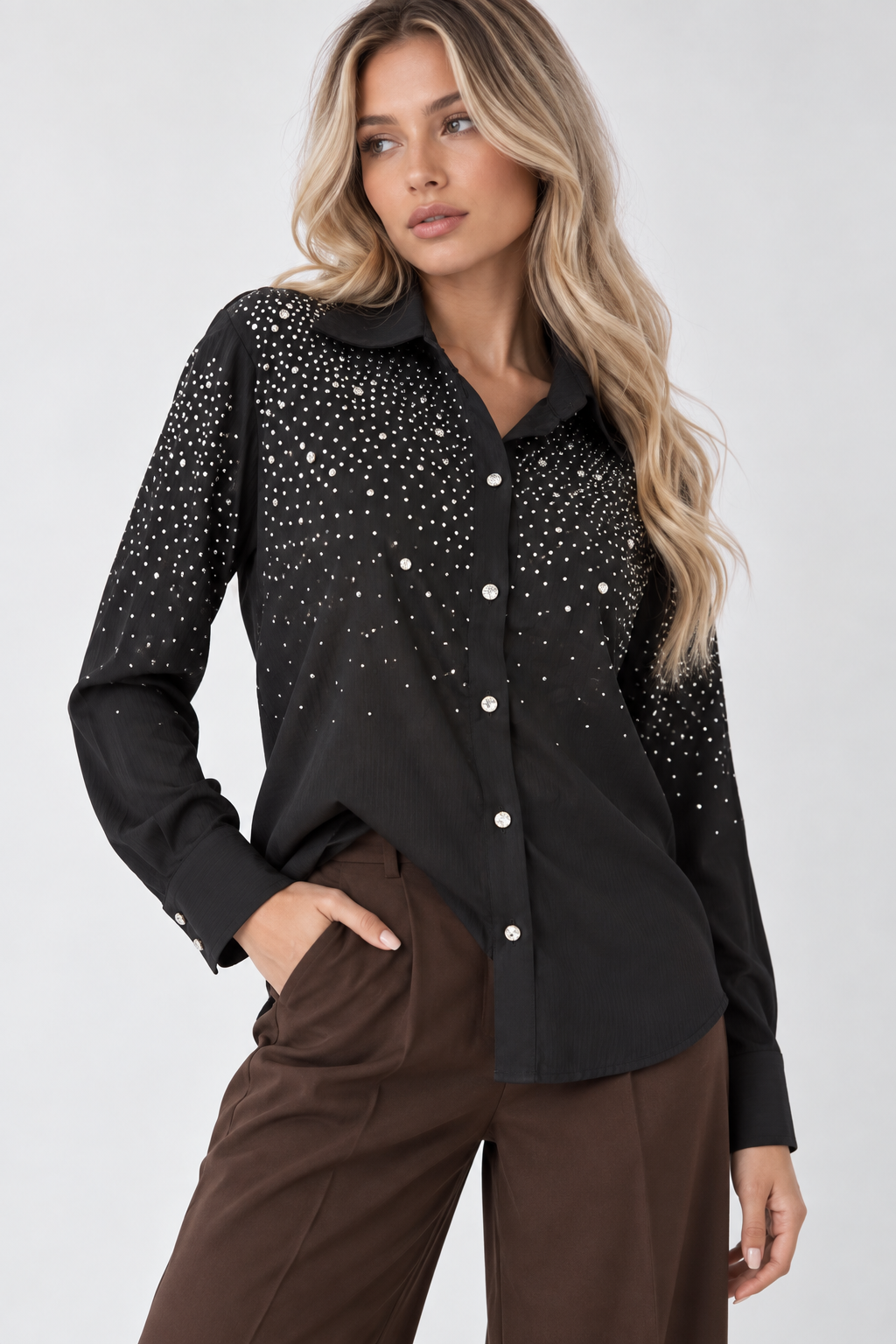 CAMISA CON BRILLO