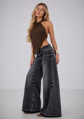 JEANS WID LEG NEGRO